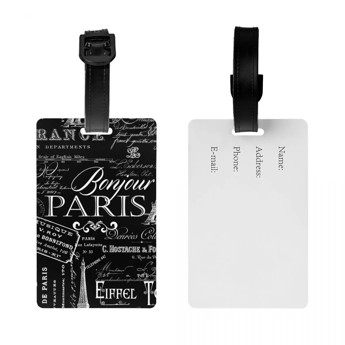 Vintage Paris French Lifestyle With Eiffel Tower Luggage Tags Suitcase Travel Baggage Boarding Tag Label Holder ID Name Address
Vintage Paris French Lifestyle With Eiffel Tower Luggage Tags Suitcase Travel Baggage Boarding Tag Label Holder ID Name Address