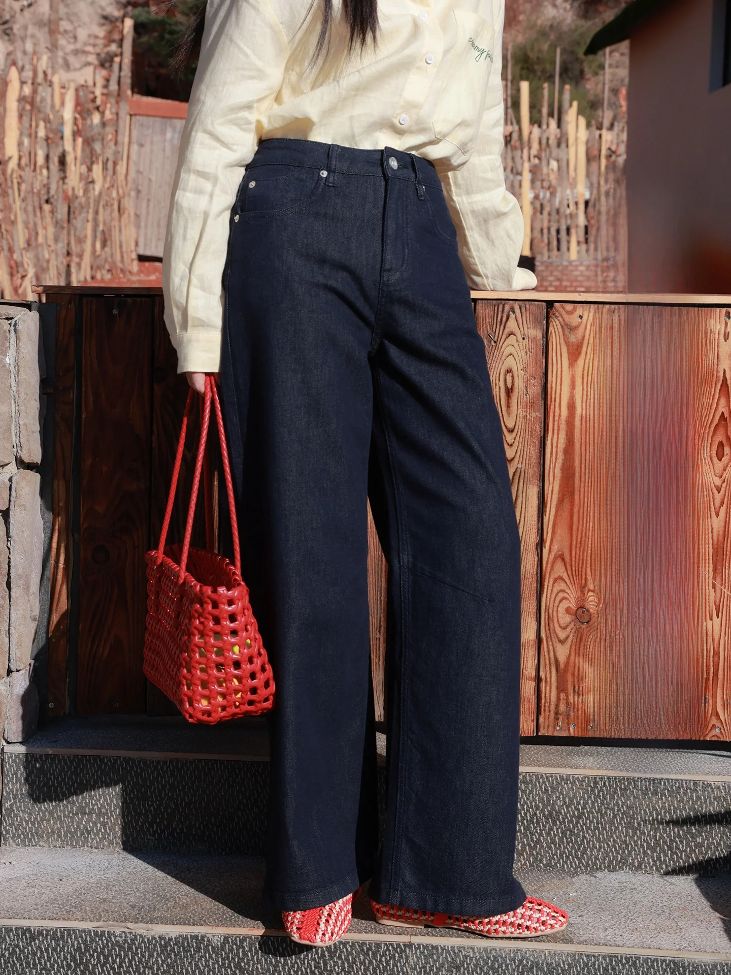 High Waist Floor-Length Denim Jeans Women's Vintage Original Color Loose Straight Leg Trousers Dwind Spring New Arrival
High Waist Floor-Length Denim Jeans Women's Vintage Original Color Loose Straight Leg Trousers Dwind Spring New Arrival
