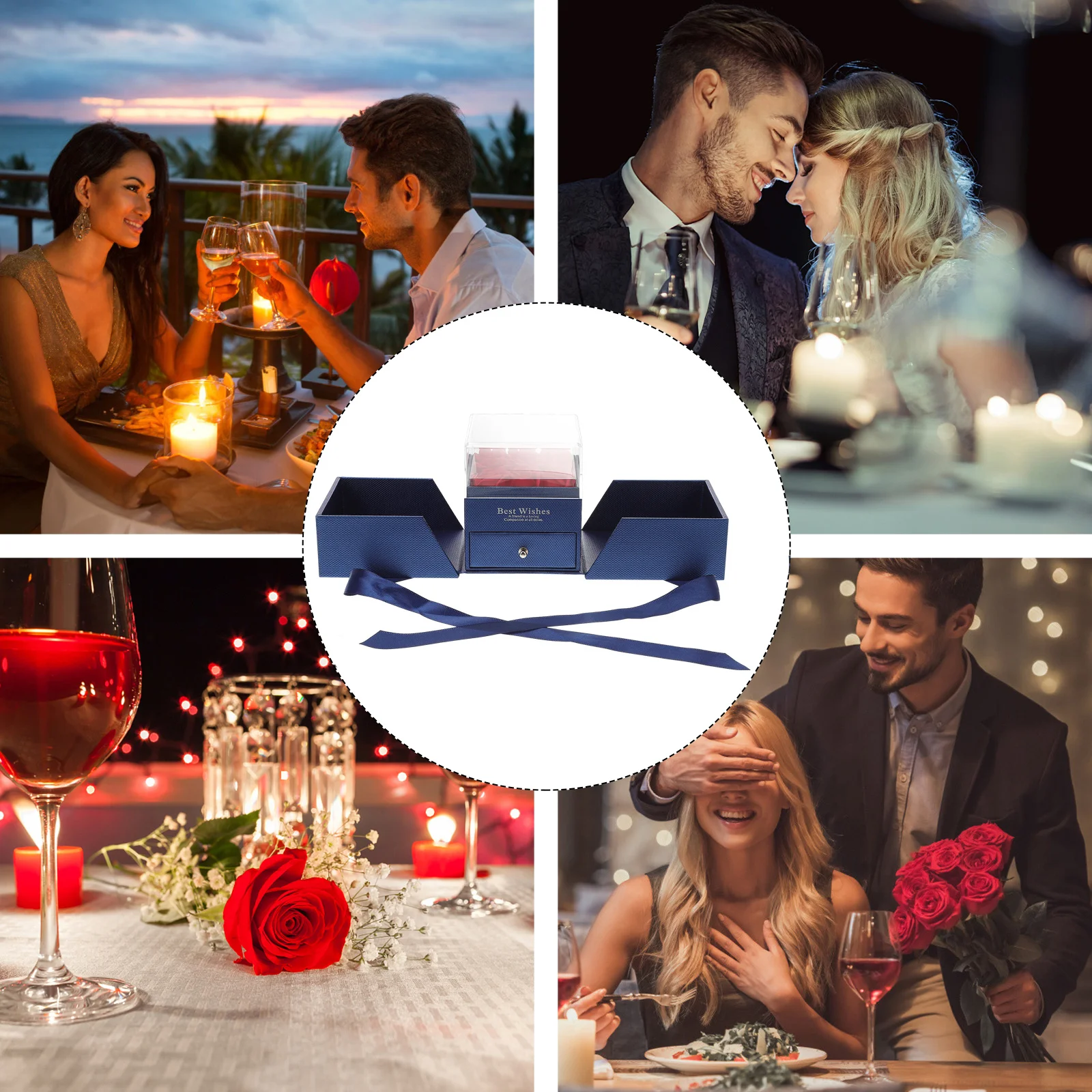 1Pcs Eternal Flower Jewelry Storage Box Red Vivid Petals Durable Ring Earring Bracelet Organizer Gift Jewelry Display Box 
1Pcs Eternal Flower Jewelry Storage Box Red Vivid Petals Durable Ring Earring Bracelet Organizer Gift Jewelry Display Box