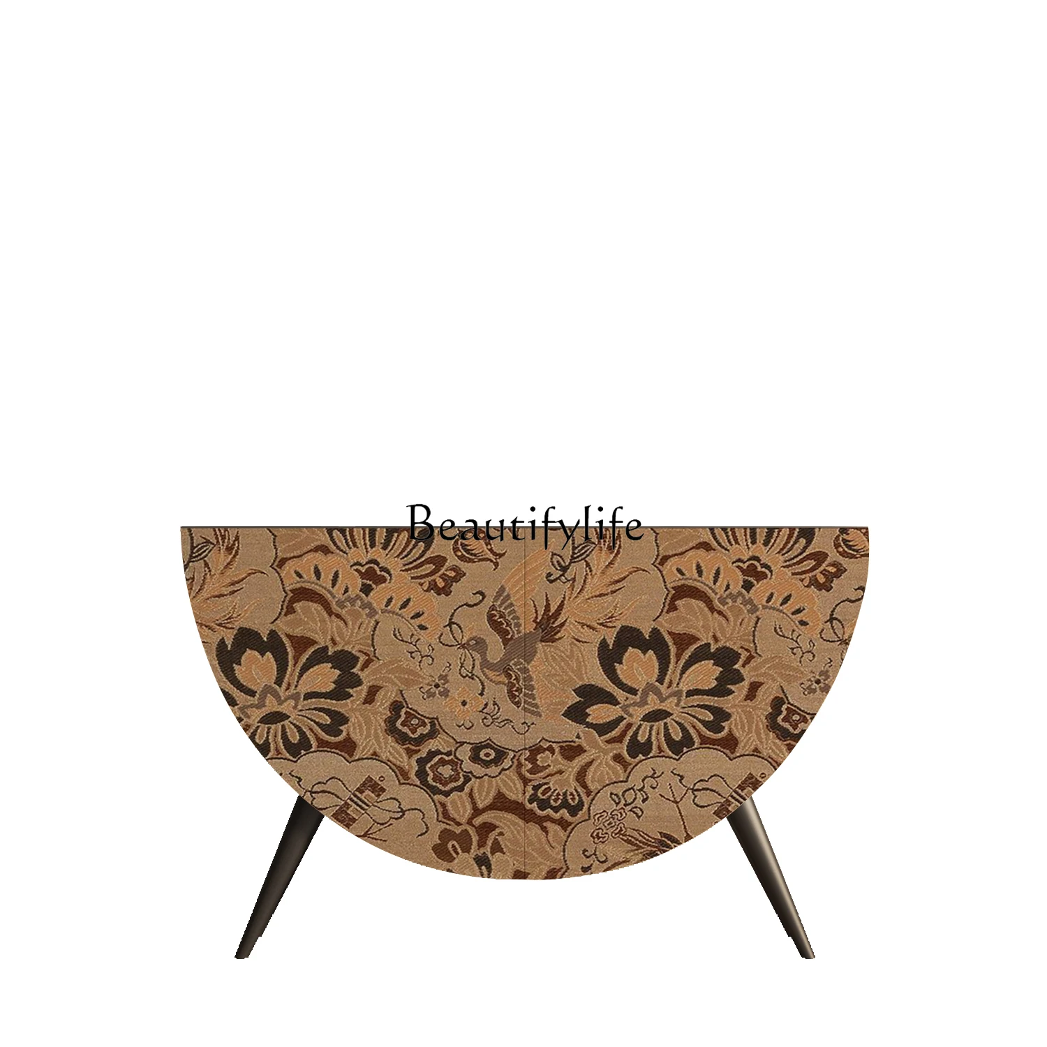 French retro solid wood living room partition porch storage cabinet American light luxury semi-round edge cabinet
French retro solid wood living room partition porch storage cabinet American light luxury semi-round edge cabinet