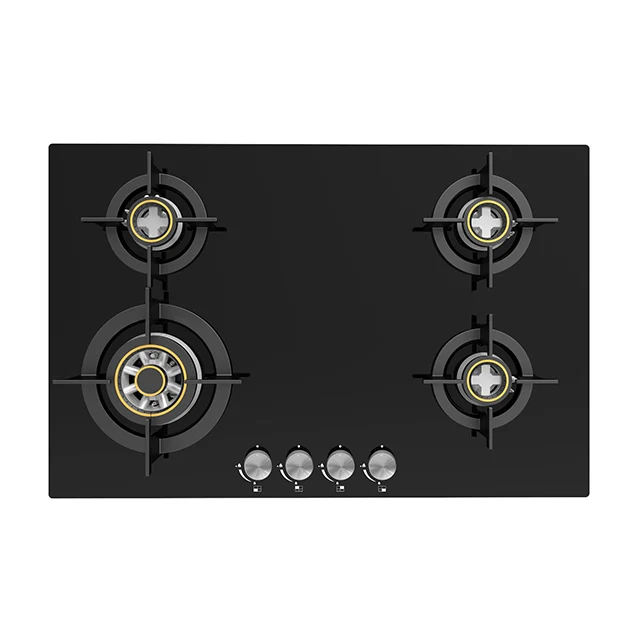 78cm Built In Gas Cooktop 4 Burners Black Glass Battery Ignition Gas Stove Top
78cm Built In Gas Cooktop 4 Burners Black Glass Battery Ignition Gas Stove Top
