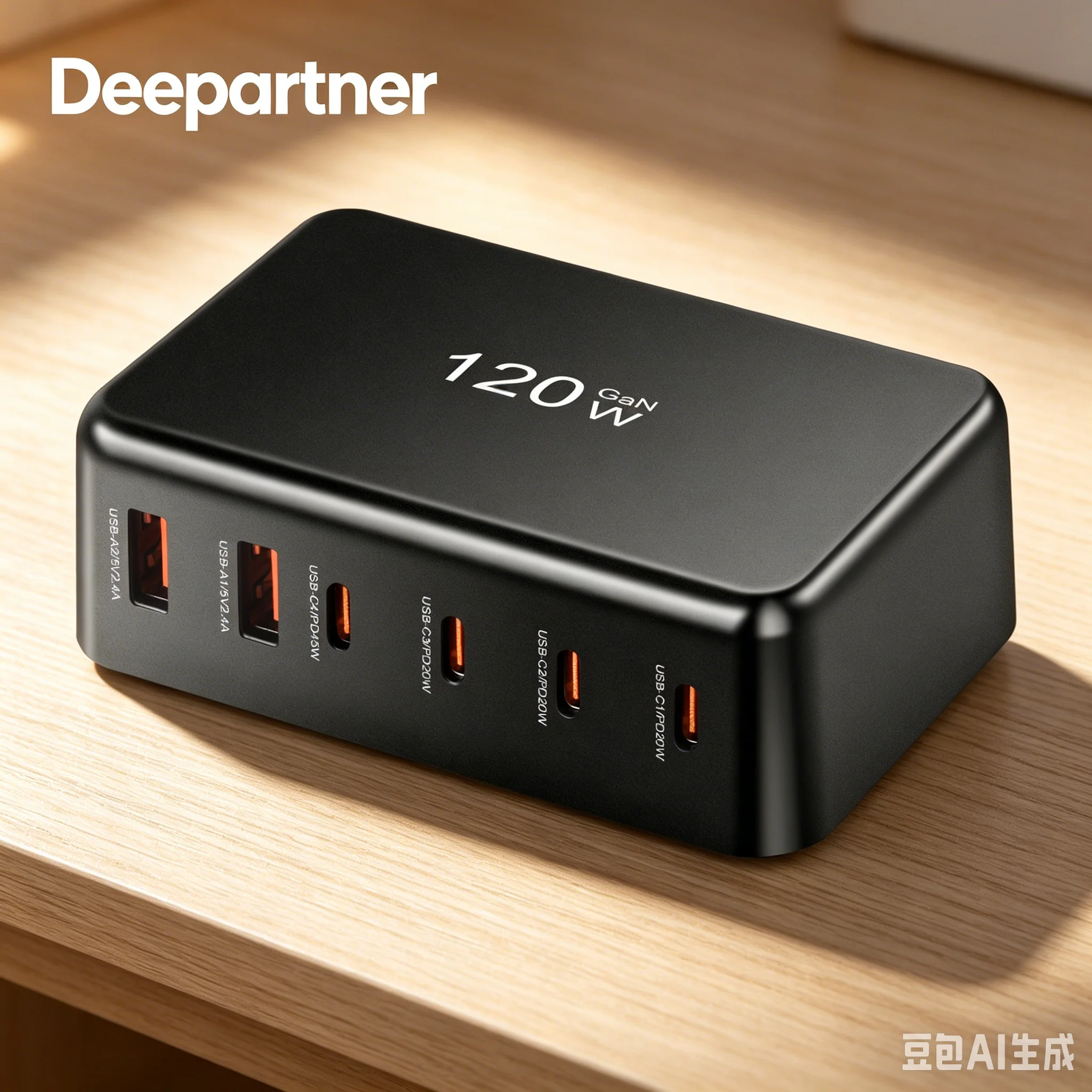 NEW 120W GaN Charger, 4C2A Multi-Port USB-C PD Fast Charger, Desktop Universal Charger for Laptop, Phone, Tablet
NEW 120W GaN Charger, 4C2A Multi-Port USB-C PD Fast Charger, Desktop Universal Charger for Laptop, Phone, Tablet