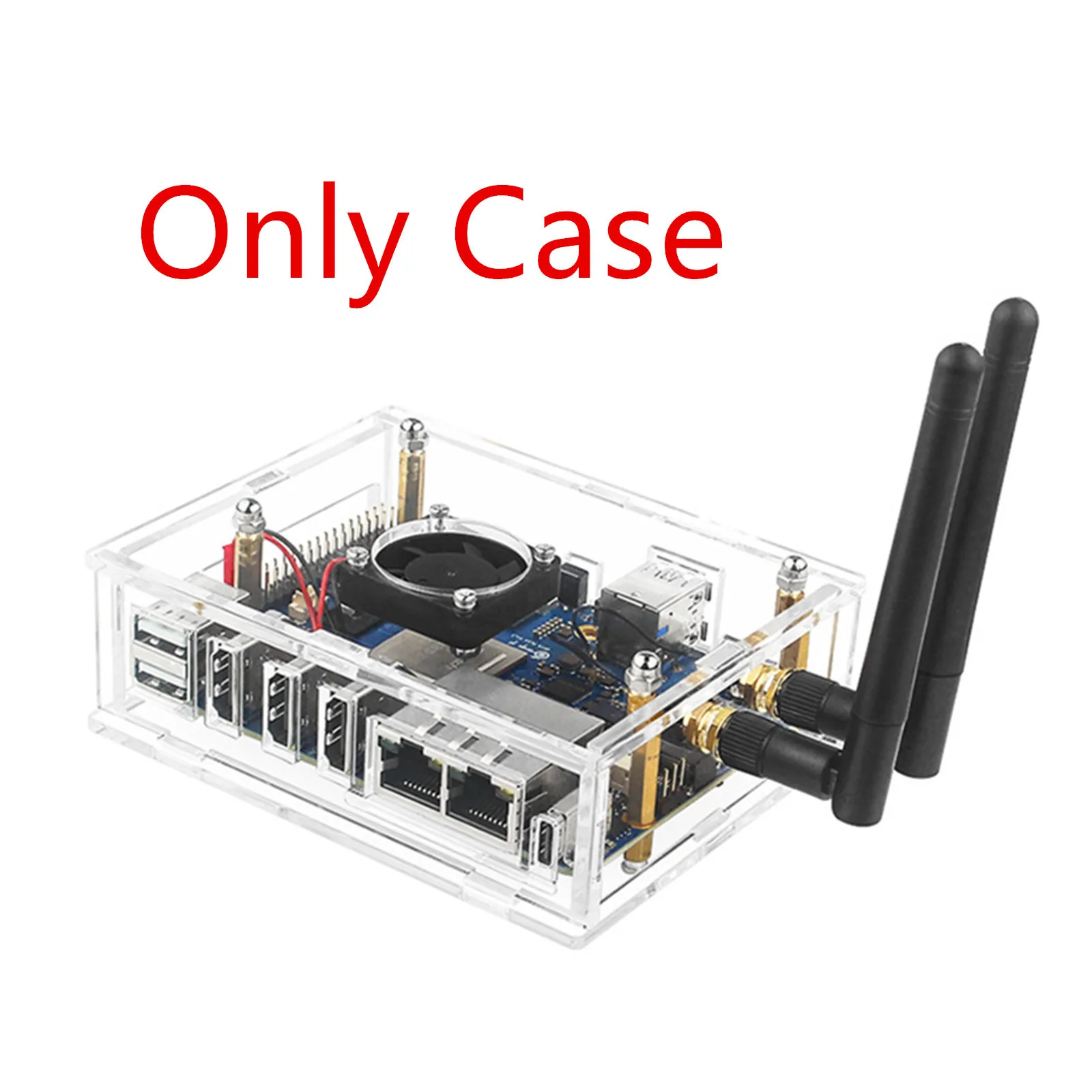For Orange Pi 5 Plus Acrylic Case Transparent Shell Enclosure With Cooling Fan Heat Sinks For Orange Pi 5 Plus Accessories
For Orange Pi 5 Plus Acrylic Case Transparent Shell Enclosure With Cooling Fan Heat Sinks For Orange Pi 5 Plus Accessories