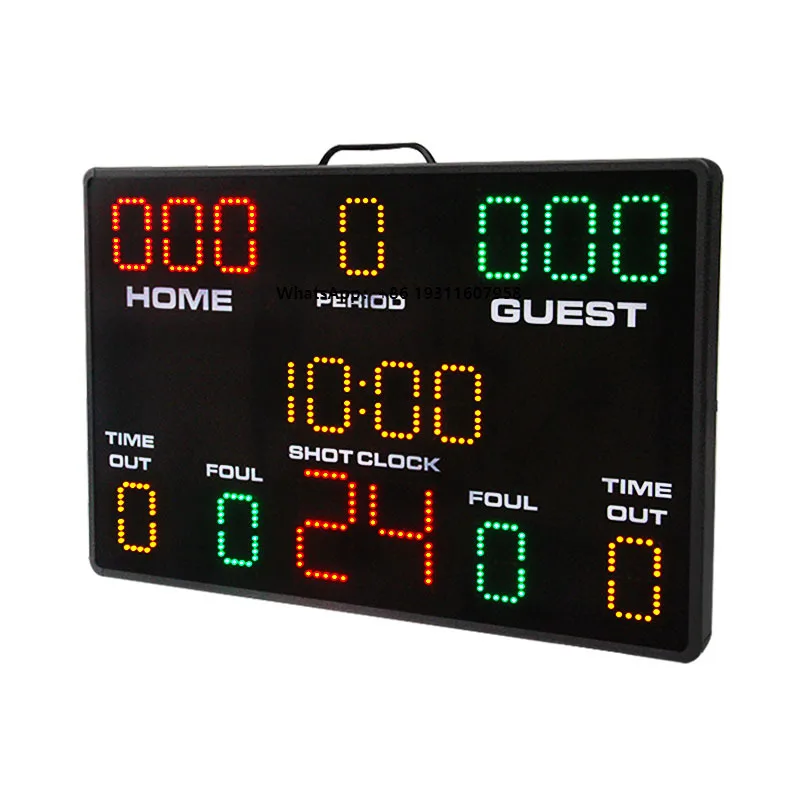 CHEETIE CP43 Indoor Game Electronic Wall Mounted Large LED Digital Basketball Scoreboard with Shot Clock
CHEETIE CP43 Indoor Game Electronic Wall Mounted Large LED Digital Basketball Scoreboard with Shot Clock