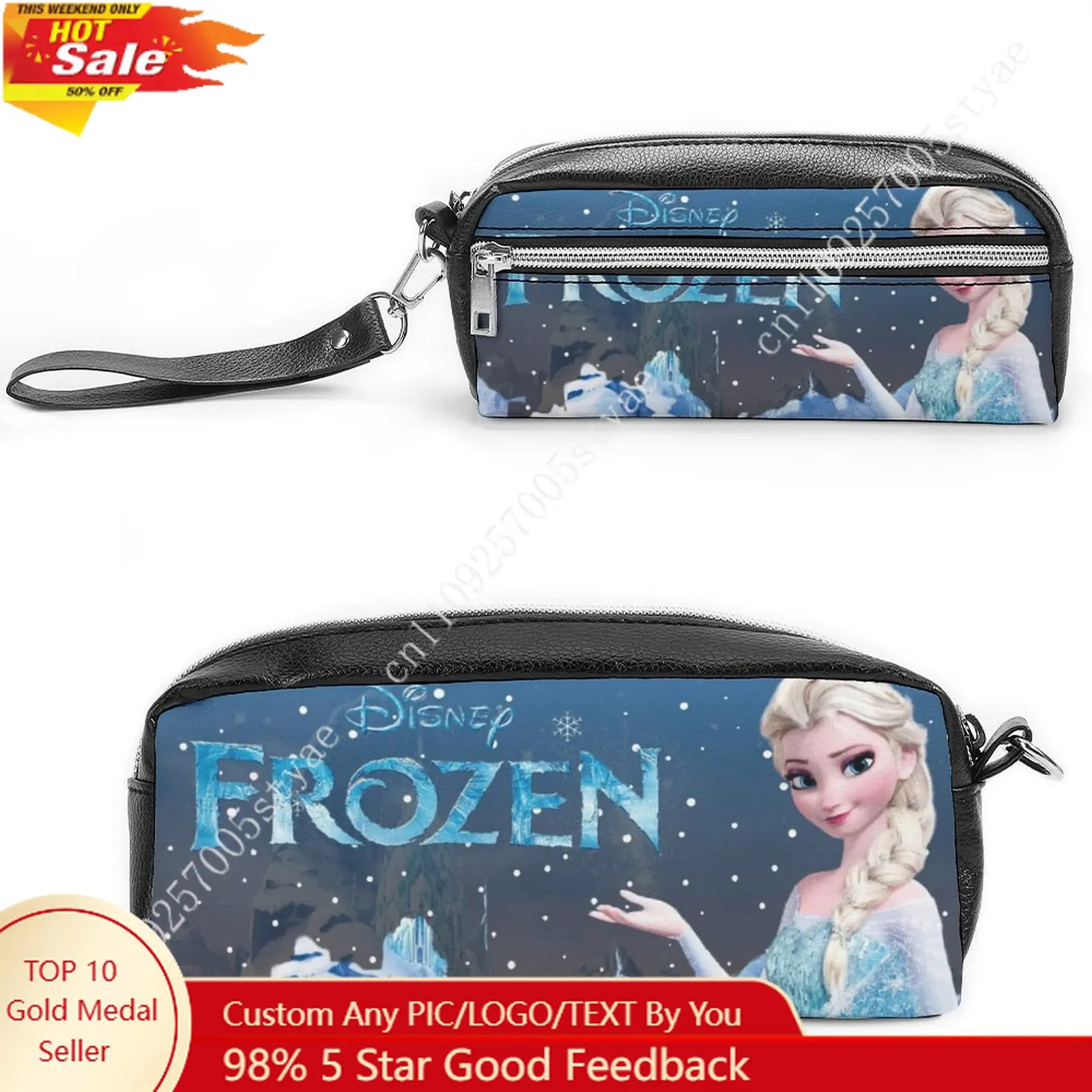 Elsa Pencil Case Disney Cartoon Character Customized Design Personalized Creation Holiday Gift Small Cosmetic Bag
Elsa Pencil Case Disney Cartoon Character Customized Design Personalized Creation Holiday Gift Small Cosmetic Bag