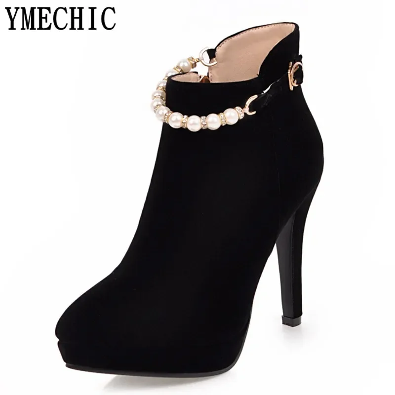 YMECHIC Fashion Black Red Princess Ankle Boots Female Beading High Heels Boots Flock Lady Party Shoes Winter 2025 Plus Size 43
YMECHIC Fashion Black Red Princess Ankle Boots Female Beading High Heels Boots Flock Lady Party Shoes Winter 2025 Plus Size 43