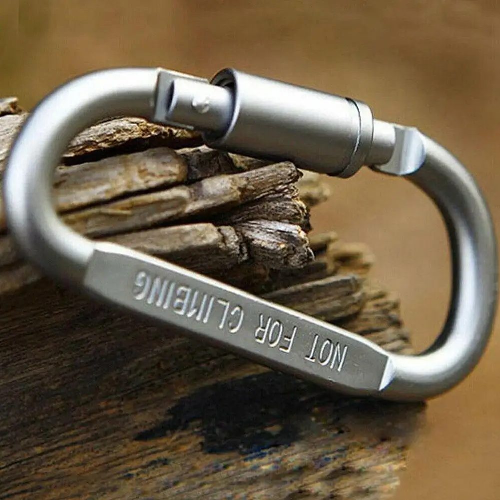 Practical D Shaped Aluminum Alloy Climbing Keychain Karabiner Carabiner Hook Equipment Mosqueton I2L0
Practical D Shaped Aluminum Alloy Climbing Keychain Karabiner Carabiner Hook Equipment Mosqueton I2L0