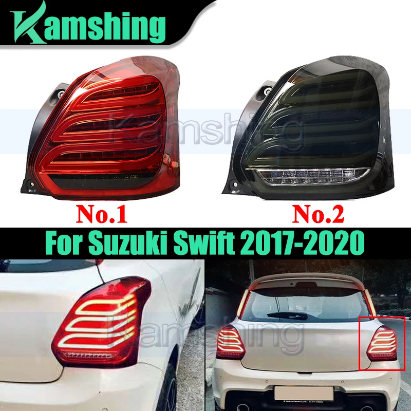 1 пара задних фонарей для Suzuki Swift 2017-2020, модифицированные светодиодные задние фонари, стоп-сигналы, сигнальные лампы, указатели поворота
1 пара задних фонарей для Suzuki Swift 2017-2020, модифицированные светодиодные задние фонари, стоп-сигналы, сигнальные лампы, указатели поворота