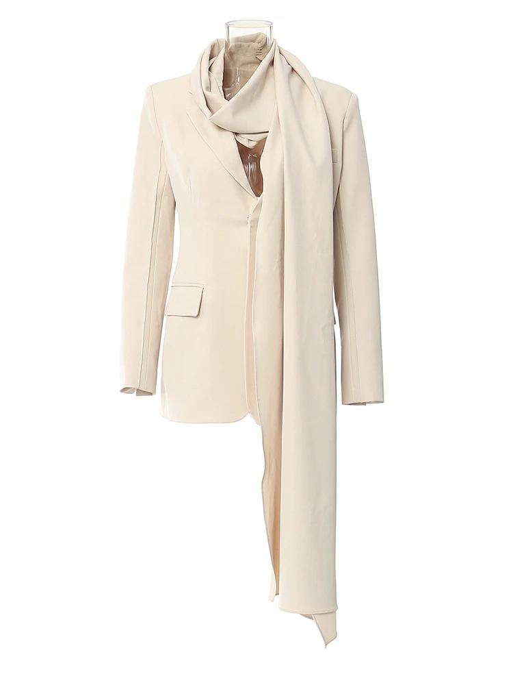 YYAHAHAS Coffee Irregular Scarf Elegant Blazer Women New Lapel Long Sleeve Loose Fit Jacket Fashion Tide Spring Autumn1DZ0018
YYAHAHAS Coffee Irregular Scarf Elegant Blazer Women New Lapel Long Sleeve Loose Fit Jacket Fashion Tide Spring Autumn1DZ0018