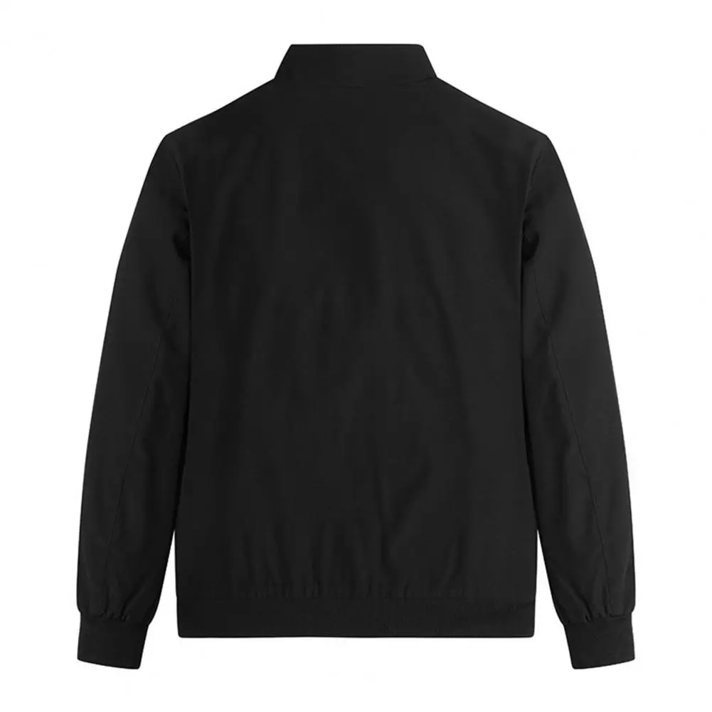 Men Clothing Plus Size Men's Stand Collar Zip Up Jacket with Elastic Cuff Hem Zipper Pockets Solid Color Casual Coat for Long
Men Clothing Plus Size Men's Stand Collar Zip Up Jacket with Elastic Cuff Hem Zipper Pockets Solid Color Casual Coat for Long