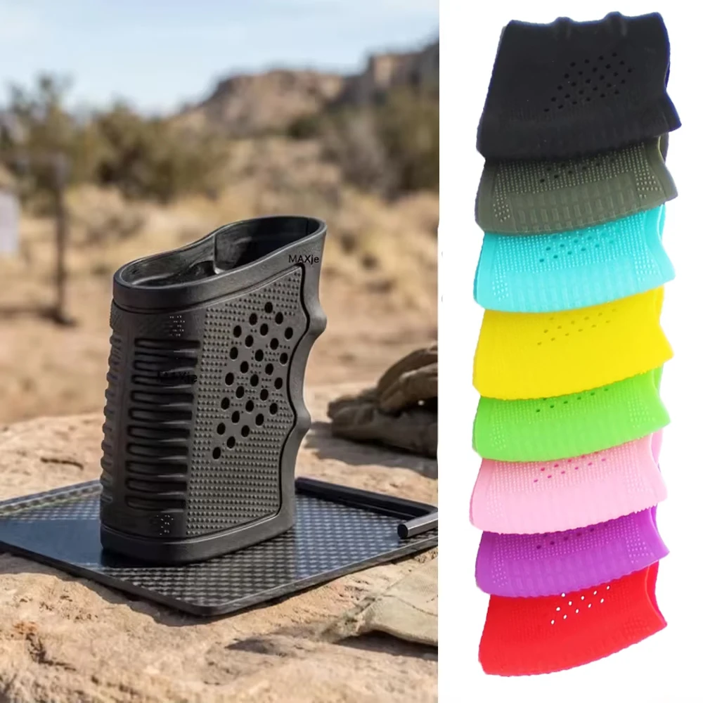 Tactical Pistol Grip Rubber Airsoft Grip Sleeve Non-Slip Gun Grip Glove Protective Cover for Glock 17 18 19 M4 Accessories
Tactical Pistol Grip Rubber Airsoft Grip Sleeve Non-Slip Gun Grip Glove Protective Cover for Glock 17 18 19 M4 Accessories