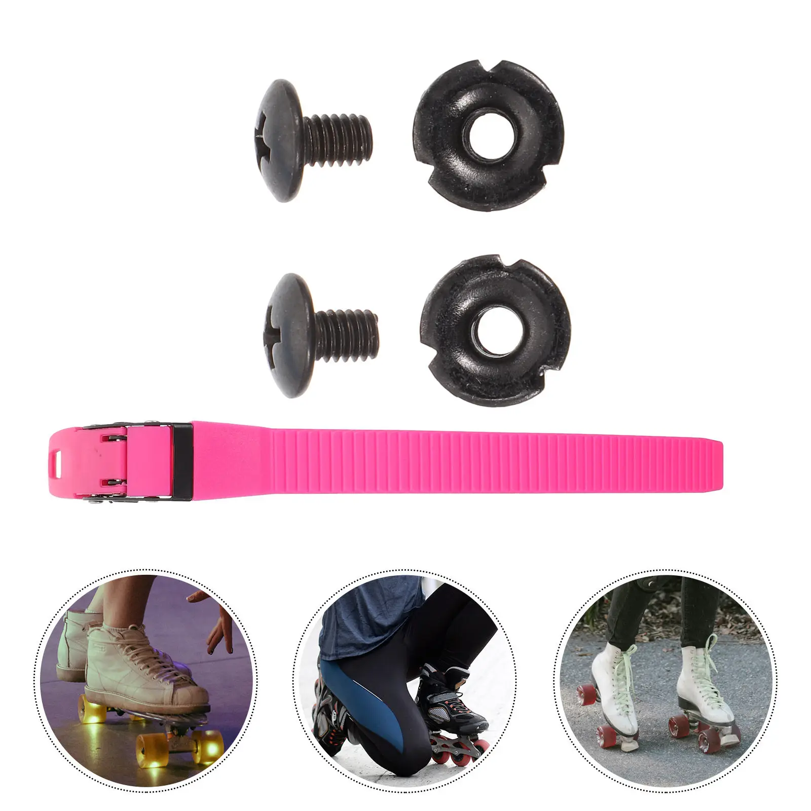 1Set Professional Roller Skate Buckle Strap Adjustable Fixing Leash Replaceable Portable Skate Supply Replaceable Buckle Strap
1Set Professional Roller Skate Buckle Strap Adjustable Fixing Leash Replaceable Portable Skate Supply Replaceable Buckle Strap
