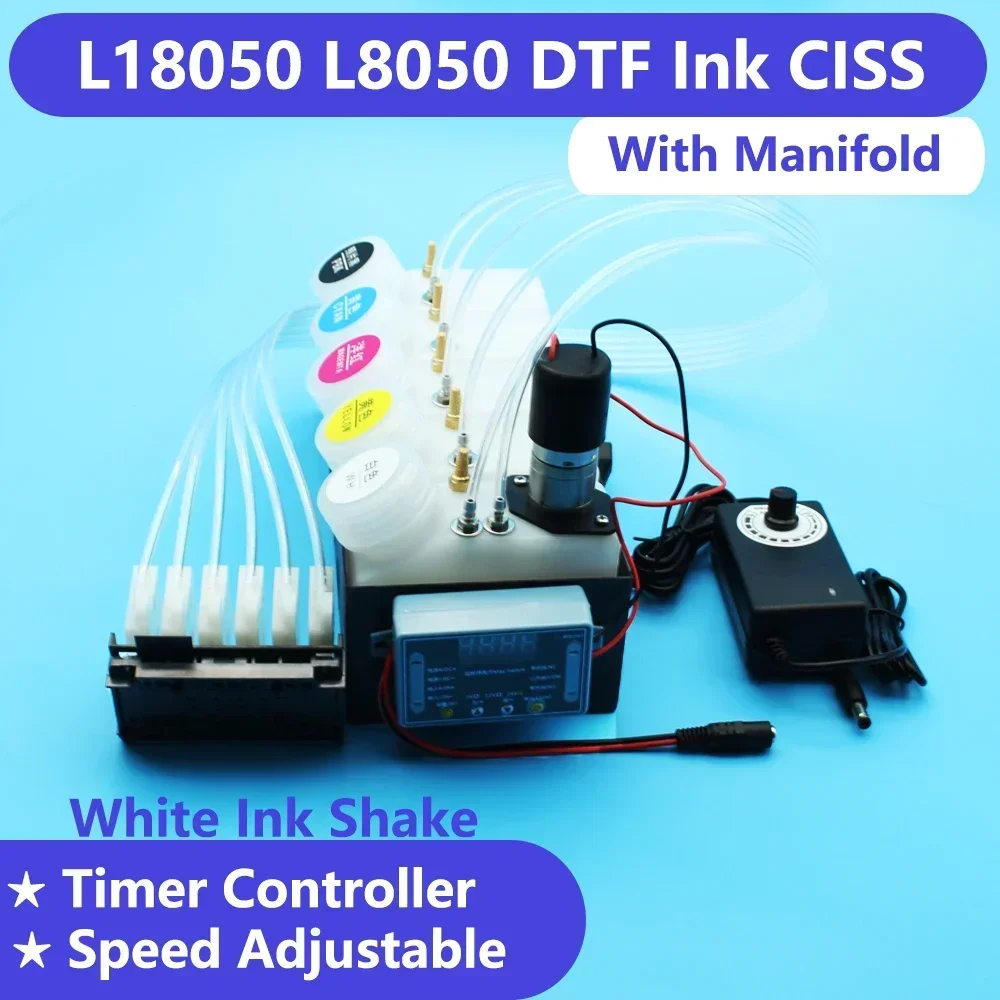 L18050 L8050 DTF Printer Modify With Printhead Manifold Ink Damper CISS System For Epson XP600 EcoTank L18100 DTF Convert Kit
L18050 L8050 DTF Printer Modify With Printhead Manifold Ink Damper CISS System For Epson XP600 EcoTank L18100 DTF Convert Kit