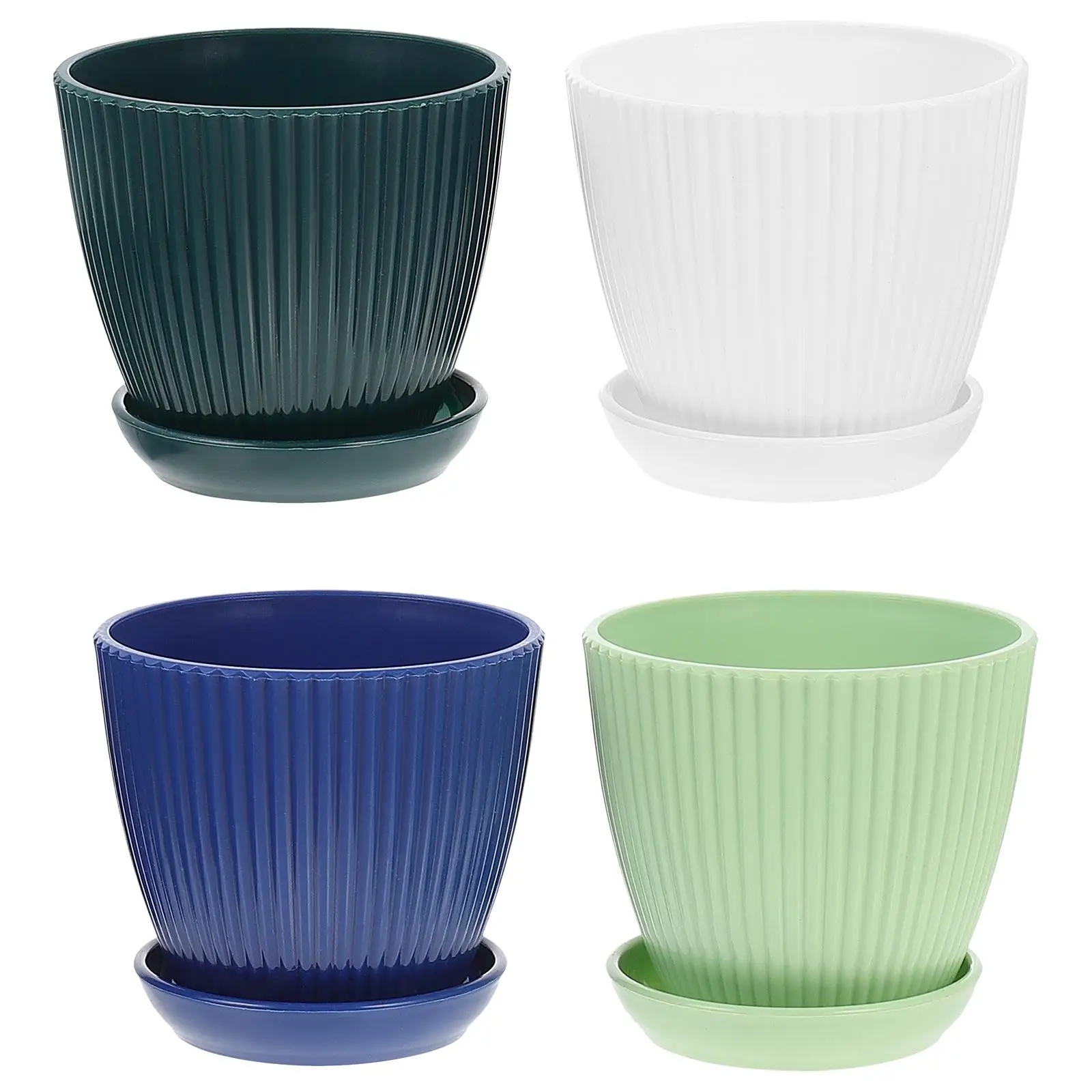 4 Pcs Flowerpot Thicken Flowerpots Indoor Plant Plastic Planter Garden Plants Container Household
4 Pcs Flowerpot Thicken Flowerpots Indoor Plant Plastic Planter Garden Plants Container Household