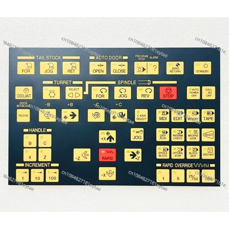 1PC Suitable for Fanak Kia lathe CNC system KIT450 SKT15 SKT100 button film Key panel accessories
1PC Suitable for Fanak Kia lathe CNC system KIT450 SKT15 SKT100 button film Key panel accessories