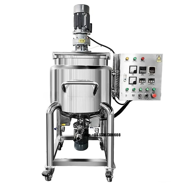 50L 100L Homogenizing Emulsifier Mixer Machine for Liquid Soap Detergent Shampoo Blending Mixing Tank
50L 100L Homogenizing Emulsifier Mixer Machine for Liquid Soap Detergent Shampoo Blending Mixing Tank