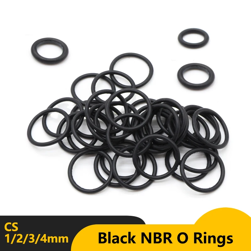 50Pcs Nitrile Butadiene Rubber O Ring Sealing Gasket Black NBR O Rings CS1 2 3 4 mm OD 5~80mm O-Type Oil Resist Sealing Gasket
50Pcs Nitrile Butadiene Rubber O Ring Sealing Gasket Black NBR O Rings CS1 2 3 4 mm OD 5~80mm O-Type Oil Resist Sealing Gasket