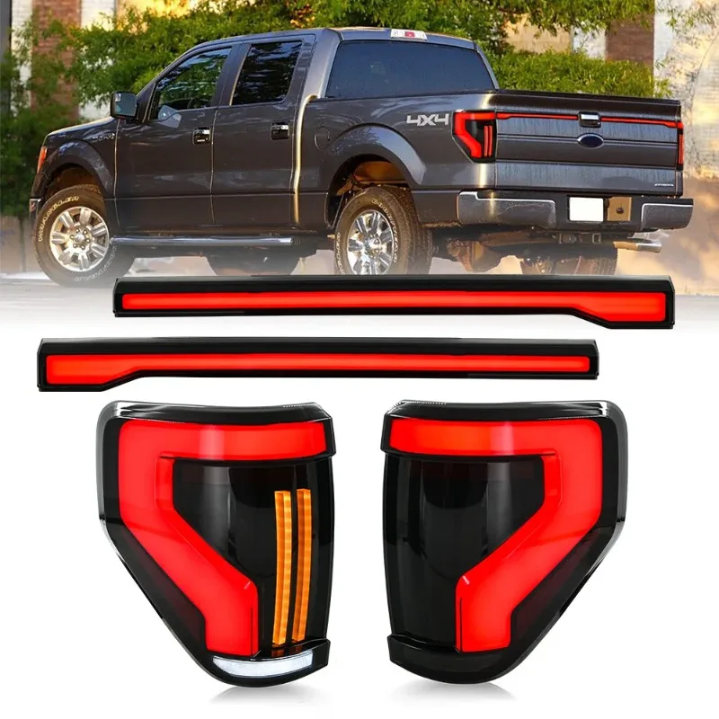 Для Ford F150 2009-2014 светодиодные задние фонари, комплект из 3 предметов с последовательным указателем поворота
Для Ford F150 2009-2014 светодиодные задние фонари, комплект из 3 предметов с последовательным указателем поворота