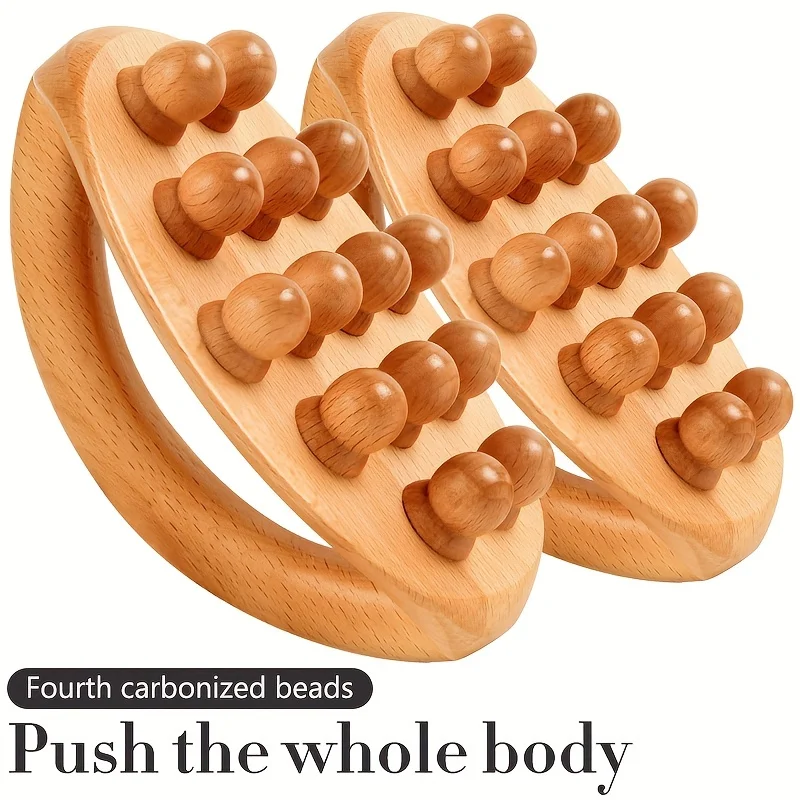 Natural Wood Handheld Gua Sha Massage Brush 14 Beads Waist Leg Body Meridian Scraping SPA Therapy Anti Cellulite Relaxation Tool
Natural Wood Handheld Gua Sha Massage Brush 14 Beads Waist Leg Body Meridian Scraping SPA Therapy Anti Cellulite Relaxation Tool