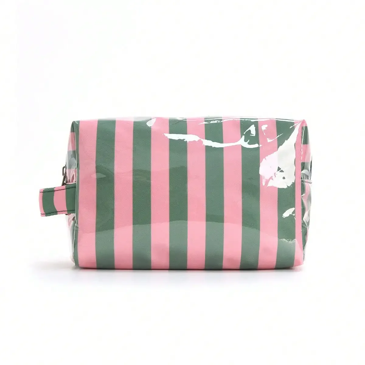 Large-capacity Lightweight Travel Makeup Bag, Featuring Striped Zipper Design and A Designated Space for Storing Cosmetics
Large-capacity Lightweight Travel Makeup Bag, Featuring Striped Zipper Design and A Designated Space for Storing Cosmetics