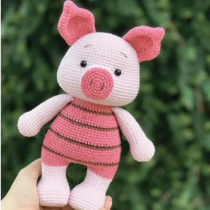 Handmade crochet cute and cute little pig pendant, exquisite workmanship, backpack pendant, keychain, car decoration
Handmade crochet cute and cute little pig pendant, exquisite workmanship, backpack pendant, keychain, car decoration
