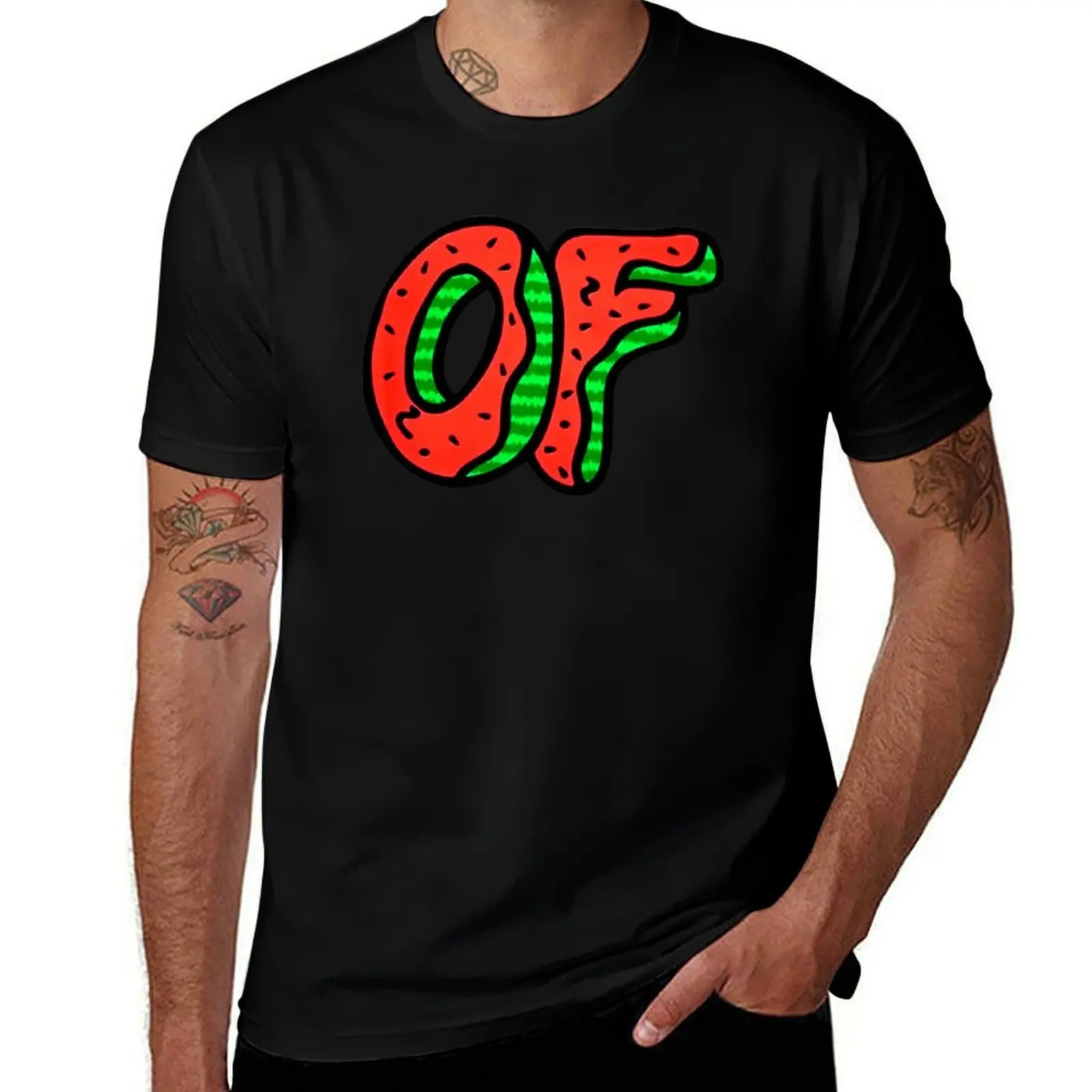 Odd Future OF Watermelon Donut T-Shirt Simple Casual Short Sleeve Tee
Odd Future OF Watermelon Donut T-Shirt Simple Casual Short Sleeve Tee