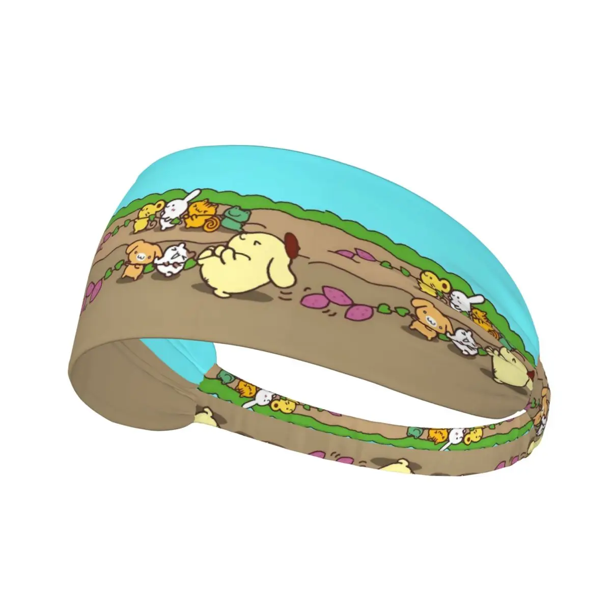 Тренировочная повязка на голову с помпонами на заказ для мужчин и женщин, нескользящая впитывающая повязка на голову в стиле аниме Kawaii, йога 
Тренировочная повязка на голову с помпонами на заказ для мужчин и женщин, нескользящая впитывающая повязка на голову в стиле аниме Kawaii, йога