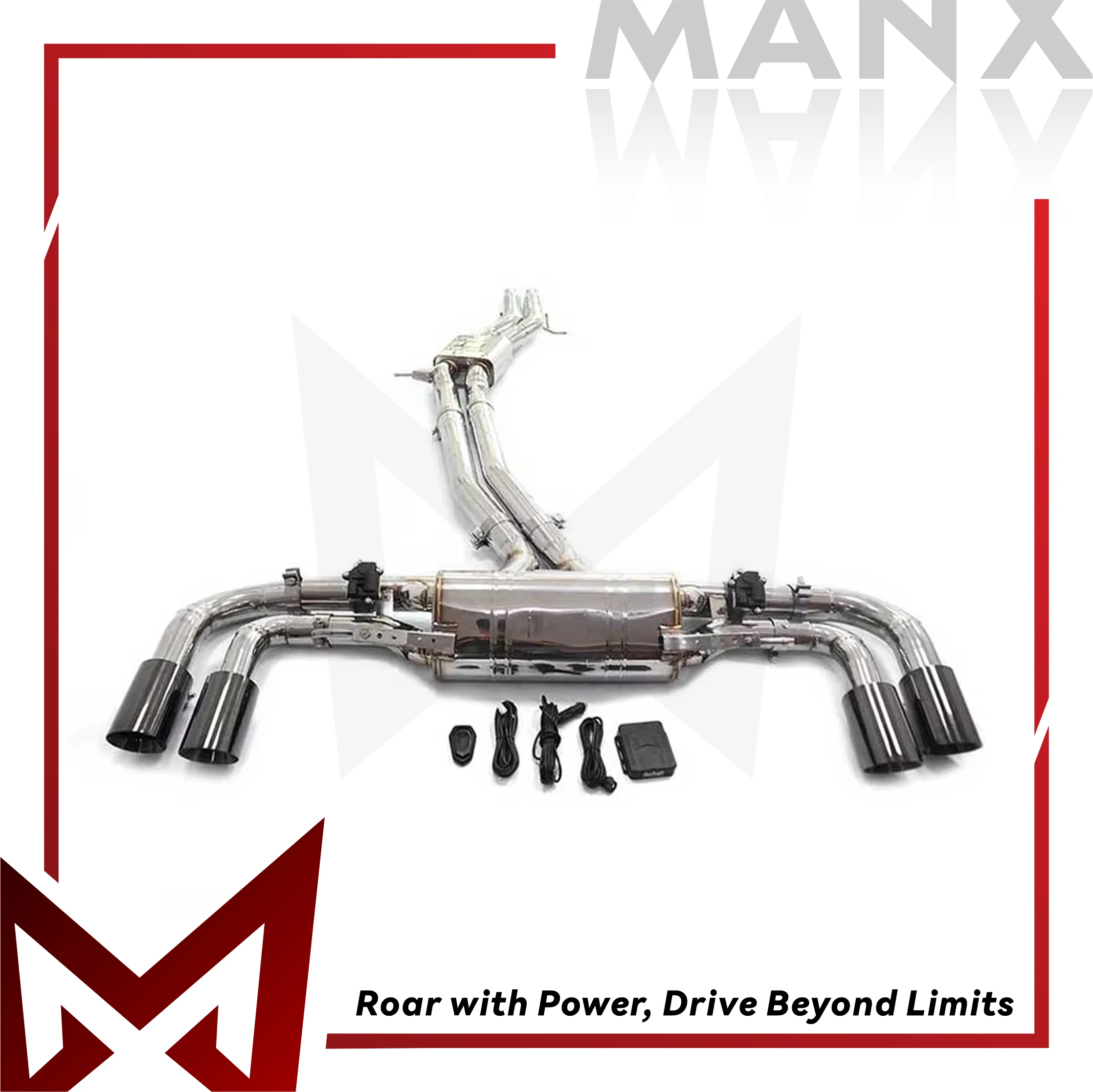For Porsche Cayenne 9YA 4.0T Stainless steel High Flow Catback Performance Exhaust fitting Muffler With Valve
For Porsche Cayenne 9YA 4.0T Stainless steel High Flow Catback Performance Exhaust fitting Muffler With Valve