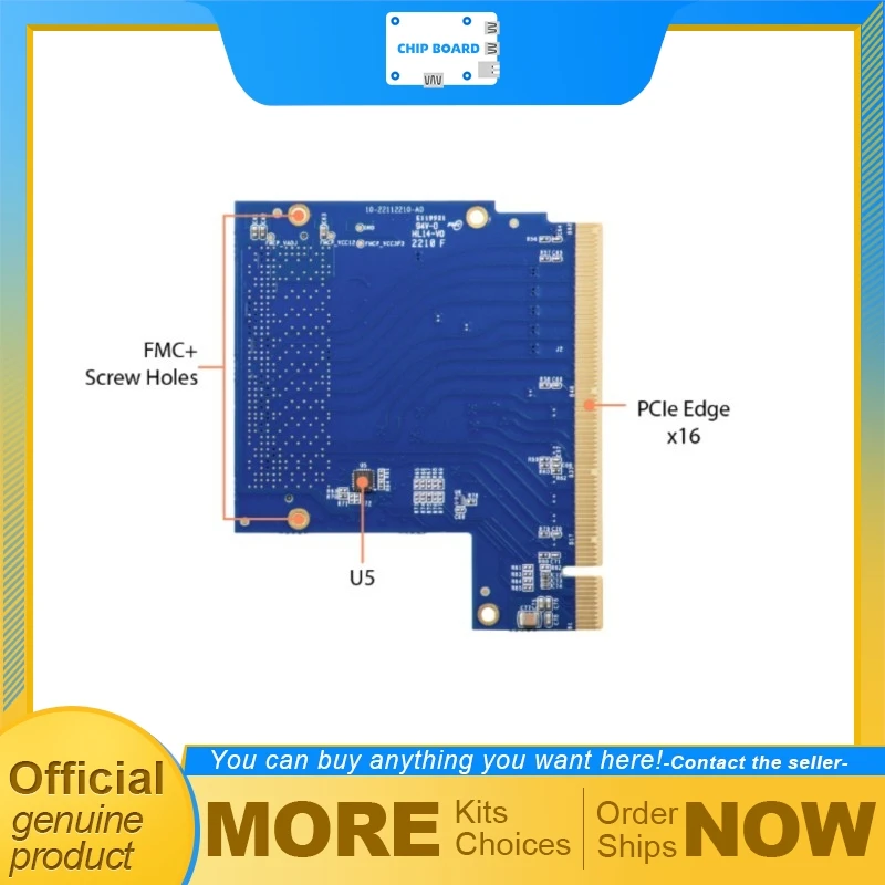 Terasic P16E-FMCP PCIe Adapter, FMC+ FPGA Daughter Card with PCIe Gen4 x16 High Speed Interface
Terasic P16E-FMCP PCIe Adapter, FMC+ FPGA Daughter Card with PCIe Gen4 x16 High Speed Interface