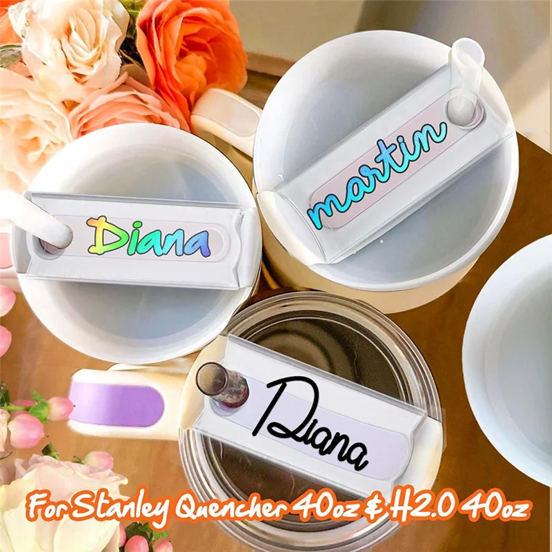 GW-15Pcs Name Plate Compatible For Stanley 40 Oz Cups Blank Name Tag Acrylic Nameplate Tumbler Lid Topper For Bottle
GW-15Pcs Name Plate Compatible For Stanley 40 Oz Cups Blank Name Tag Acrylic Nameplate Tumbler Lid Topper For Bottle