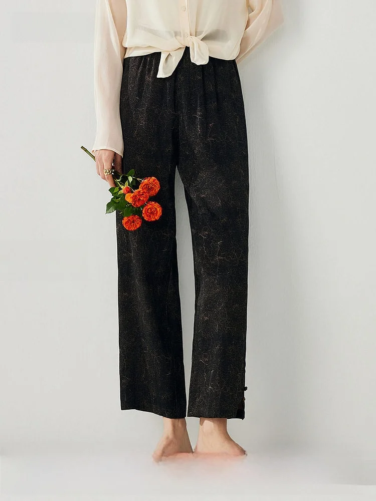 Zhaojun Handmade Silk Straight Leg Pants Women's Heavyweight Silk Nine-Foot Spring Summer New Chinese Style Casual T...
Zhaojun Handmade Silk Straight Leg Pants Women's Heavyweight Silk Nine-Foot Spring Summer New Chinese Style Casual T...
