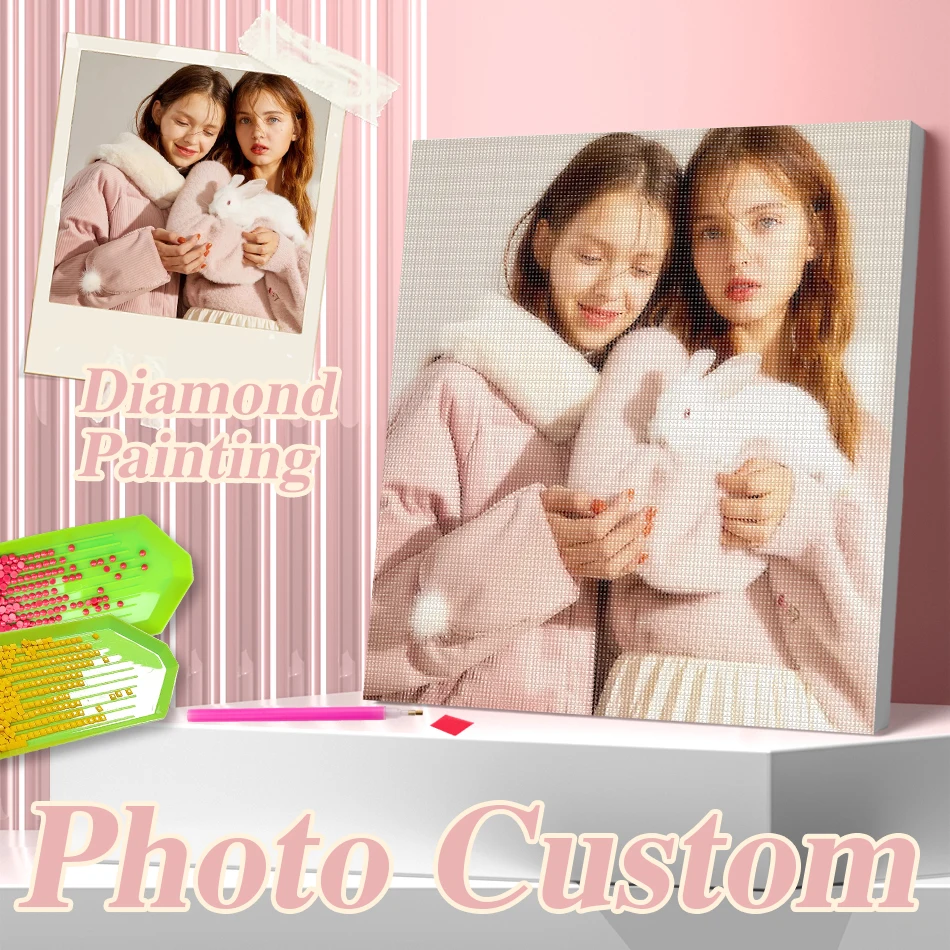 Diy Diamond Painting Photo Custom Full Square/Round Drill Diamond Embroidery Rhinestone Of Picture Cross Stitch Home Decor
Diy Diamond Painting Photo Custom Full Square/Round Drill Diamond Embroidery Rhinestone Of Picture Cross Stitch Home Decor
