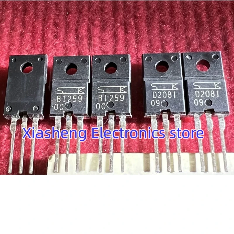 New Original 5Pairs 2SB1259 B1259 + 2SD2081 D2081 TO-220F Audio Amplifier Transistor In Stock Good Quality
New Original 5Pairs 2SB1259 B1259 + 2SD2081 D2081 TO-220F Audio Amplifier Transistor In Stock Good Quality