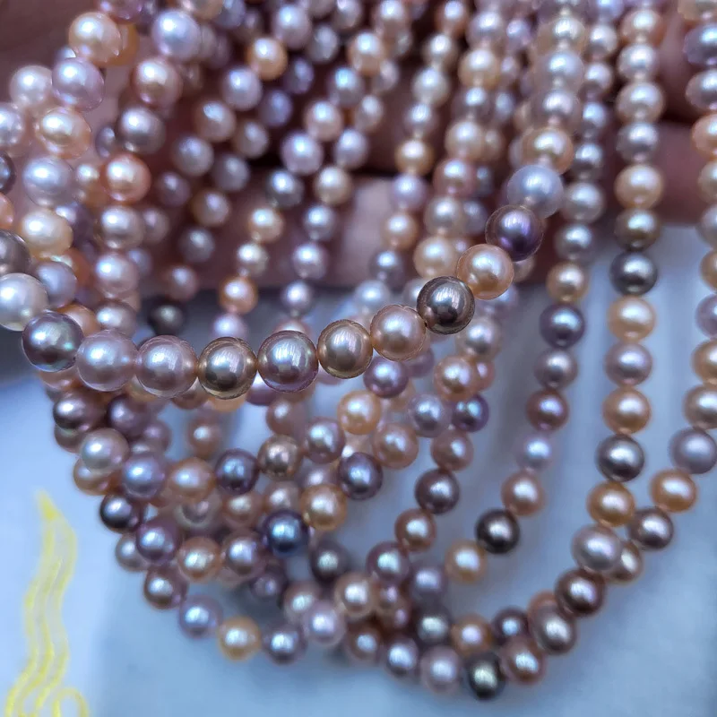 south sea round AAAA++5-6mm candy color almost perfectly round strong light flawless bead Natural Pearl Necklace 925s 18in
south sea round AAAA++5-6mm candy color almost perfectly round strong light flawless bead Natural Pearl Necklace 925s 18in