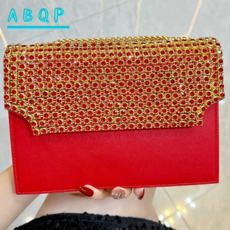 New Dinner Clutch Bag with Diamonds Shiny Dinner Party Clutch Bag Luxury Brand Diamond-encrusted Fashion Women's Shoulder Bag
New Dinner Clutch Bag with Diamonds Shiny Dinner Party Clutch Bag Luxury Brand Diamond-encrusted Fashion Women's Shoulder Bag
