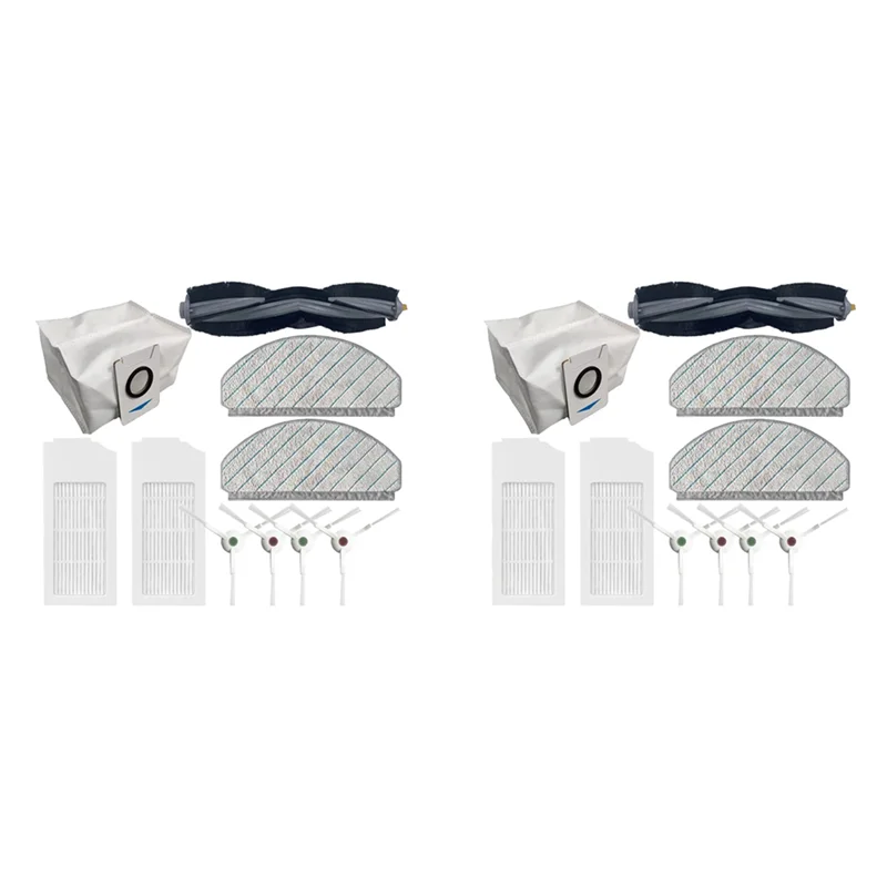 【ADORN】2 комплекта запасных частей для робота-пылесоса Ecovacs Deebot T10/T10 Plus: основная и боковые щетки, мешок для пыли, HEPA-фильтр, салфетка для влажной уборки
【ADORN】2 комплекта запасных частей для робота-пылесоса Ecovacs Deebot T10/T10 Plus: основная и боковые щетки, мешок для пыли, HEPA-фильтр, салфетка для влажной уборки