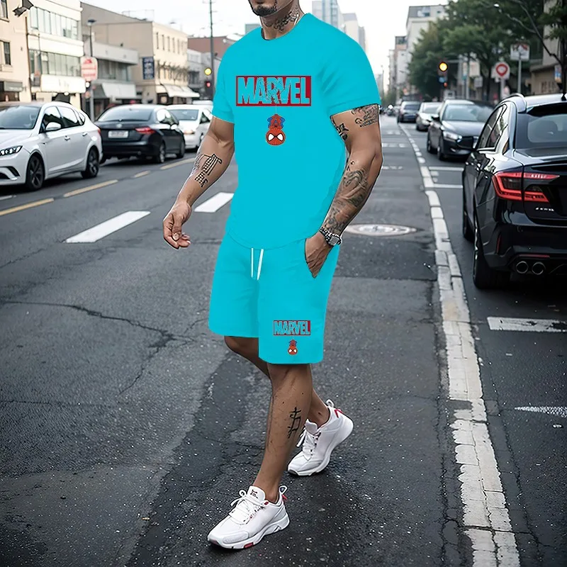 2024 new men's football sportswear short sleeved T-shirt and cycling shorts summer casual jogging pants set men's two-piece set
2024 new men's football sportswear short sleeved T-shirt and cycling shorts summer casual jogging pants set men's two-piece set