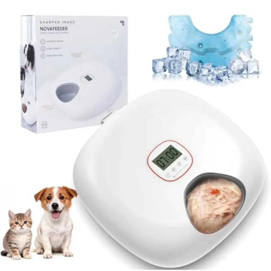 Automatic Cat Feeder Wireless Auto Cat Food Dispenser for Wet Food with 2 Ice Packs Rechargeable Auto Feeder for Cats with Prog
Automatic Cat Feeder Wireless Auto Cat Food Dispenser for Wet Food with 2 Ice Packs Rechargeable Auto Feeder for Cats with Prog