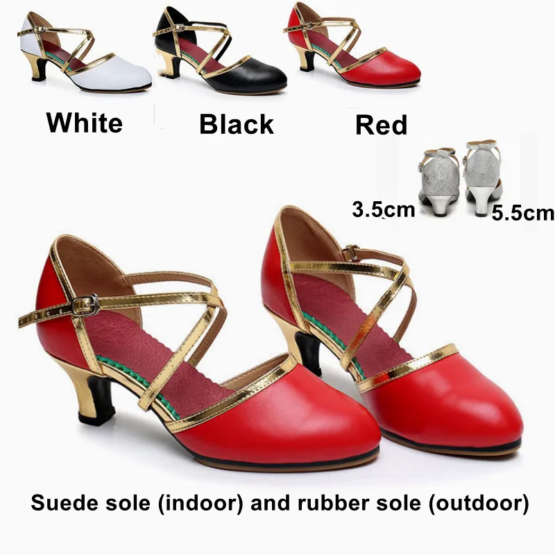 Genuine Leather Salsa Dance Shoes Women Latin Dance Shoes Closed Toe Ballroom Tango Dancing Shoes Mid Low Heel 3.5cm/5.5cm
Genuine Leather Salsa Dance Shoes Women Latin Dance Shoes Closed Toe Ballroom Tango Dancing Shoes Mid Low Heel 3.5cm/5.5cm