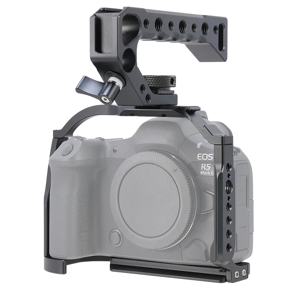 FOTGA For Canon EOS R5 Mark II Camera Cage Portable Kit Top Handle Photographic Lamp Quick Release DSLR Photography Accessories
FOTGA For Canon EOS R5 Mark II Camera Cage Portable Kit Top Handle Photographic Lamp Quick Release DSLR Photography Accessories