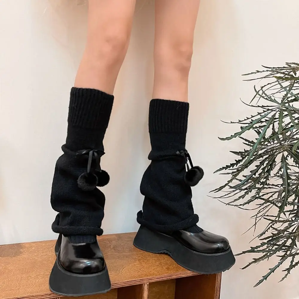 Trendy Y2k Leg Warmers Women Plush Balls JK Balletcore Stockings Bowknot Footcover Lolita Leg Warmer Women
Trendy Y2k Leg Warmers Women Plush Balls JK Balletcore Stockings Bowknot Footcover Lolita Leg Warmer Women