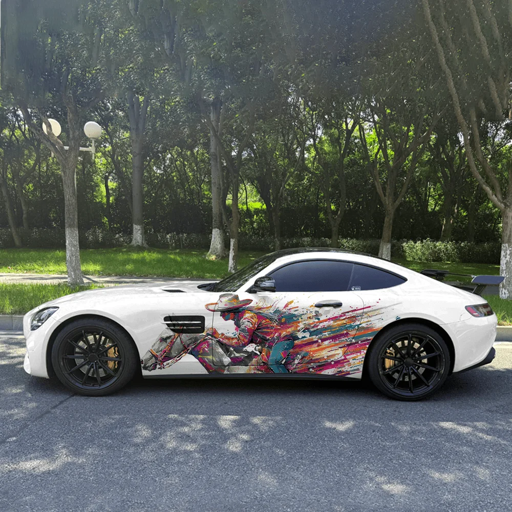 Ковбойская лошадь, красочные автомобильные виниловые наклейки, самоклеящаяся наклейка из ПВХ, подходит для грузовиков, внедорожников, украшения, автоаксессуары, подарок
Ковбойская лошадь, красочные автомобильные виниловые наклейки, самоклеящаяся наклейка из ПВХ, подходит для грузовиков, внедорожников, украшения, автоаксессуары, подарок