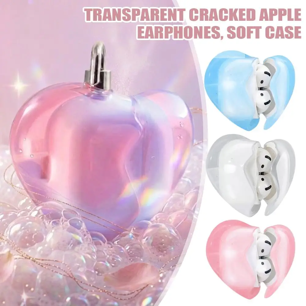 For Airpods 4 New Transparent Split Heart Earphone Protective Case Soft Custom Silicone Shell Creative Fashion Cover Accessories
For Airpods 4 New Transparent Split Heart Earphone Protective Case Soft Custom Silicone Shell Creative Fashion Cover Accessories