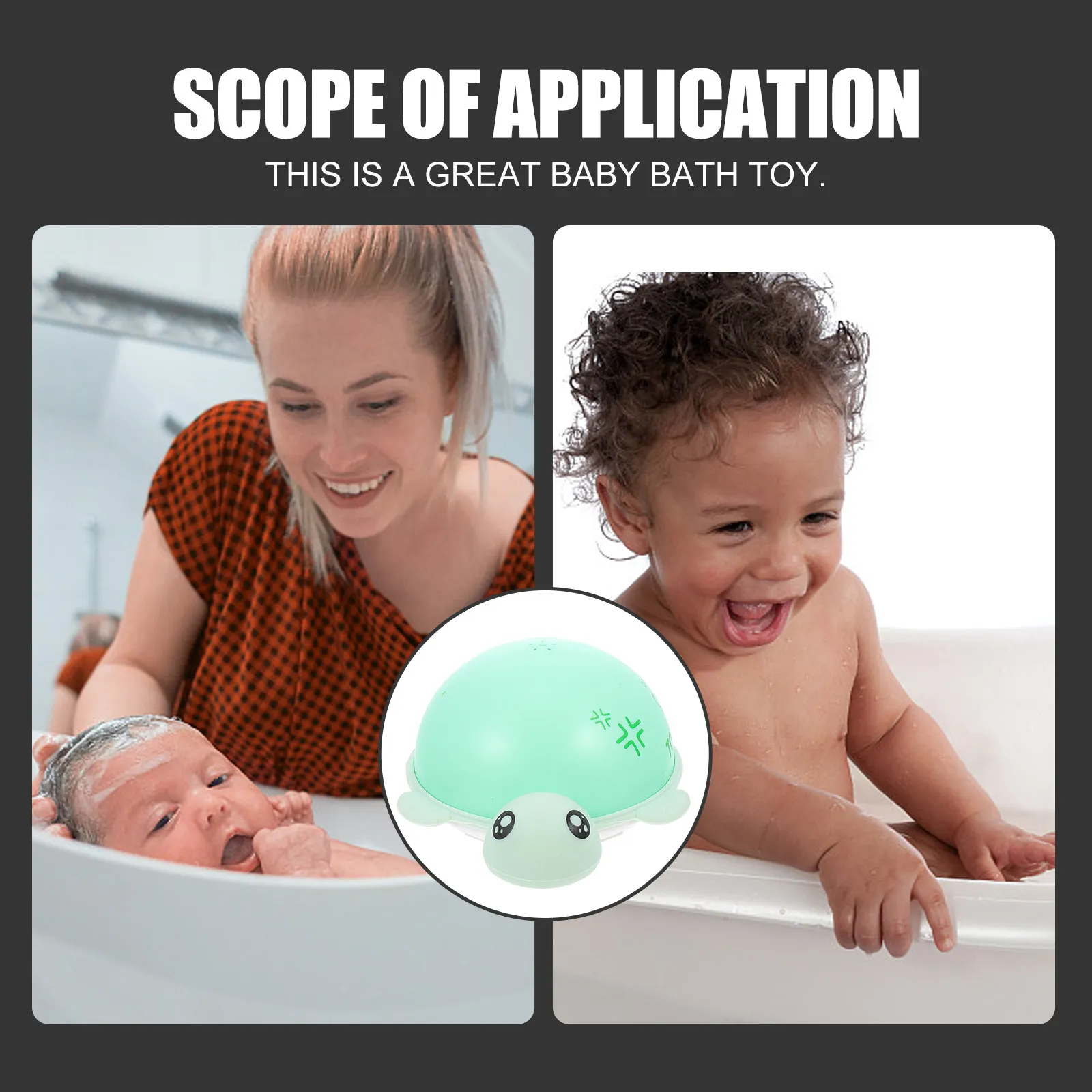 Automatic Water Spraying Turtle Lovely Cartoon Shape Light Up Bath Sprinkler Baby Bathtub Plaything Summer Gift
Automatic Water Spraying Turtle Lovely Cartoon Shape Light Up Bath Sprinkler Baby Bathtub Plaything Summer Gift