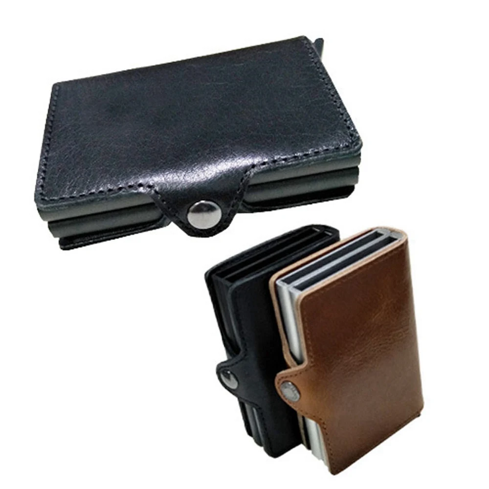 1 Piece Cowhide Leather and Aluminum New Automatic Credit Card Holder Men Business Credit Card High Quality Card Holder Wallet
1 Piece Cowhide Leather and Aluminum New Automatic Credit Card Holder Men Business Credit Card High Quality Card Holder Wallet