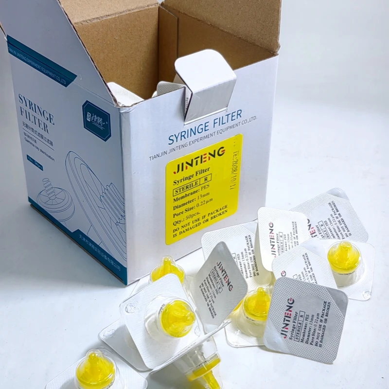 1 коробка (50 шт.) Лабораторный стерильный шприцевой фильтр 0,22 мкм/0,45 мкм Нейлон/PES/ПТФЭ мембранный фильтр Химическое лабораторное оборудование
1 коробка (50 шт.) Лабораторный стерильный шприцевой фильтр 0,22 мкм/0,45 мкм Нейлон/PES/ПТФЭ мембранный фильтр Химическое лабораторное оборудование