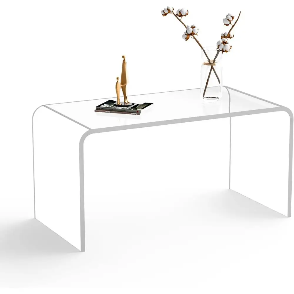 Acrylic Coee Table, 32" L x 16" W x 16" H Clear RecCoee Table, ern Waterall Acrylic End Table urniture or Living Room, Bedroom a
Acrylic Coee Table, 32" L x 16" W x 16" H Clear RecCoee Table, ern Waterall Acrylic End Table urniture or Living Room, Bedroom a