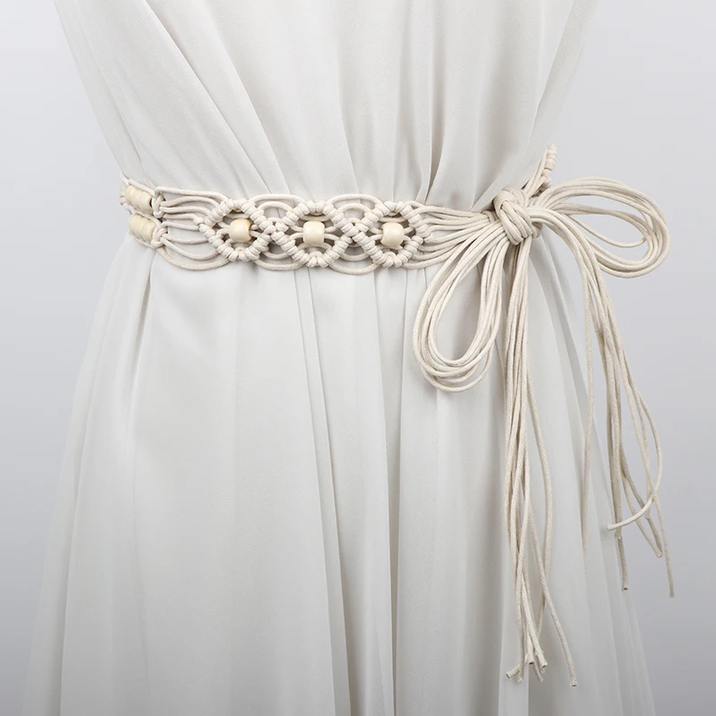 Богемная поясная цепочка в стиле макраме, женская поясная цепочка с ромбовидным плетением и деревянными бусинами, бахрома на талии и широкий плетеный пояс для брюк, многослойное платье
Богемная поясная цепочка в стиле макраме, женская поясная цепочка с ромбовидным плетением и деревянными бусинами, бахрома на талии и широкий плетеный пояс для брюк, многослойное платье