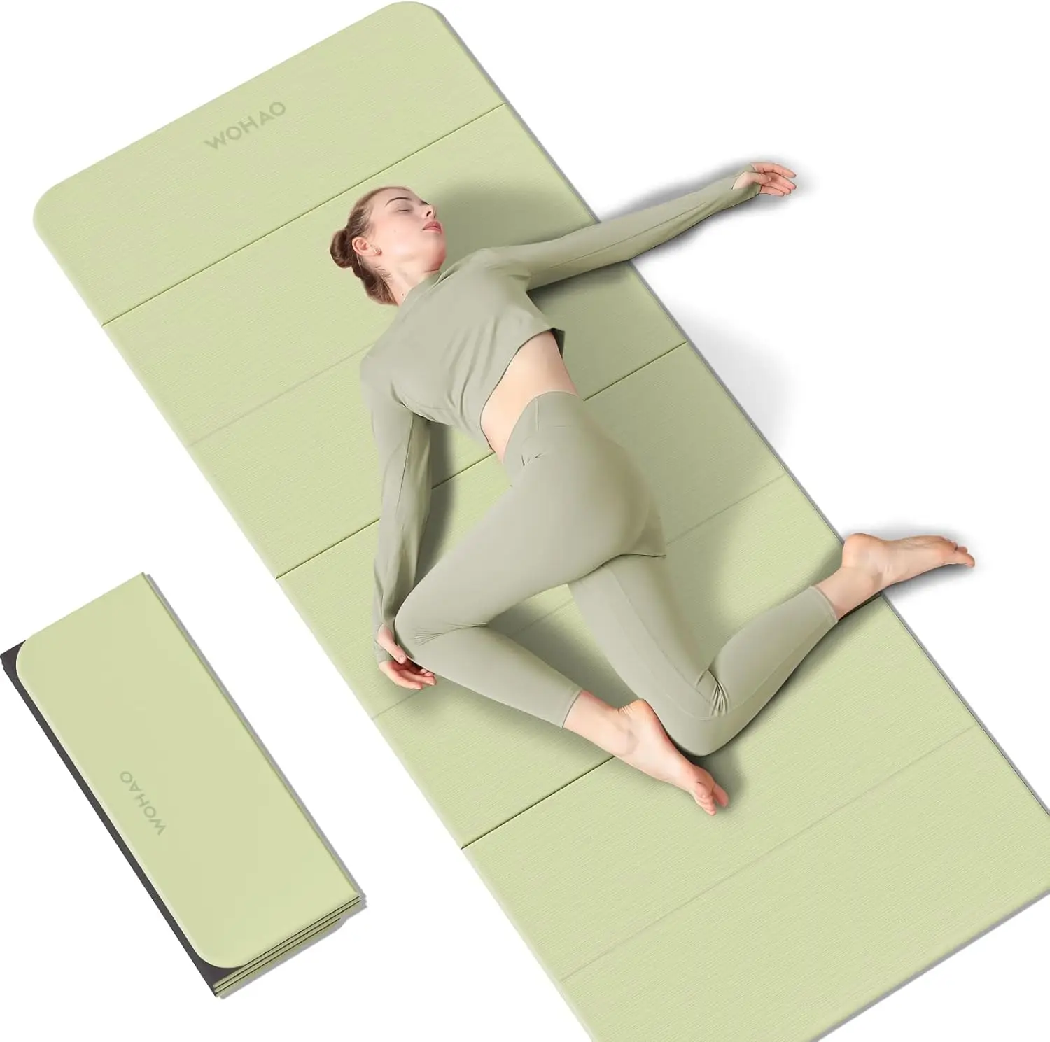 7-Fold Yoga Mat 70x24in 1/2in Thick Non-Slip TPE Travel Mat Compact Lightweight
7-Fold Yoga Mat 70x24in 1/2in Thick Non-Slip TPE Travel Mat Compact Lightweight