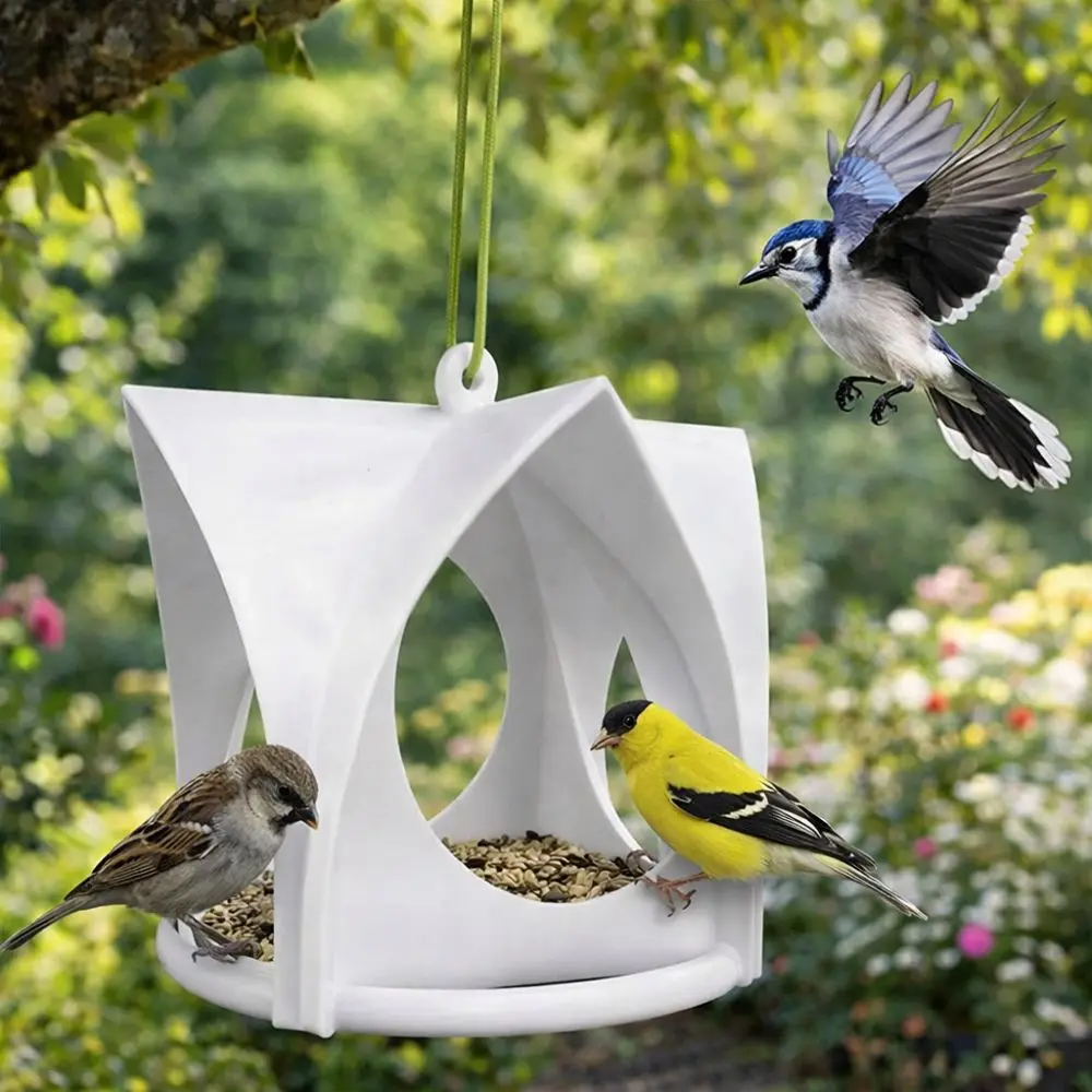 Cottage Style Hanging Bird Feeder Large Capacity Bite Resistant Bird Feeder Station with Stand Weatherproof Food Dispenser
Cottage Style Hanging Bird Feeder Large Capacity Bite Resistant Bird Feeder Station with Stand Weatherproof Food Dispenser